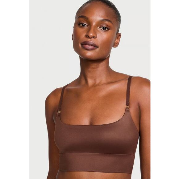 Bodywear by Victoria with Feathersoft Innovation Bralette XL Brown - Picture 1 of 11